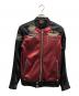 VANSON（バンソン）の古着「ライダースジャケット」｜レッド×ブラック