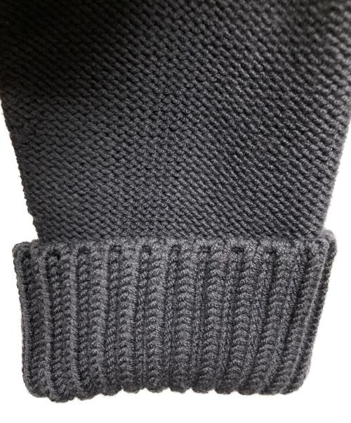 GIORGIO ARMANI（ジョルジオアルマーニ）GIORGIO ARMANI (ジョルジオアルマーニ) ウールニットカーディガン ブラック サイズ:50の古着・服飾アイテム