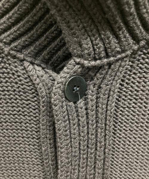 GIORGIO ARMANI（ジョルジオアルマーニ）GIORGIO ARMANI (ジョルジオアルマーニ) ウールニットカーディガン ブラック サイズ:50の古着・服飾アイテム