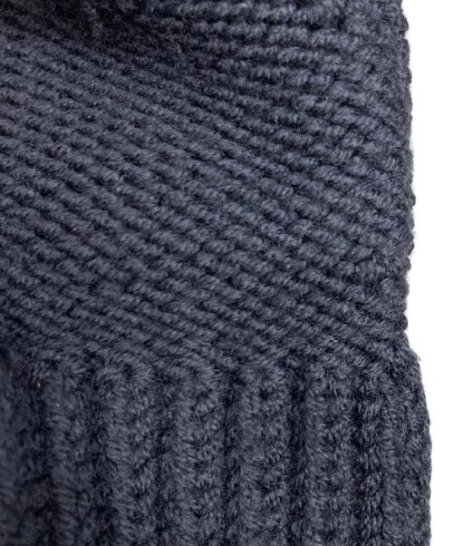 GIORGIO ARMANI（ジョルジオアルマーニ）GIORGIO ARMANI (ジョルジオアルマーニ) ウールニットカーディガン ブラック サイズ:50の古着・服飾アイテム