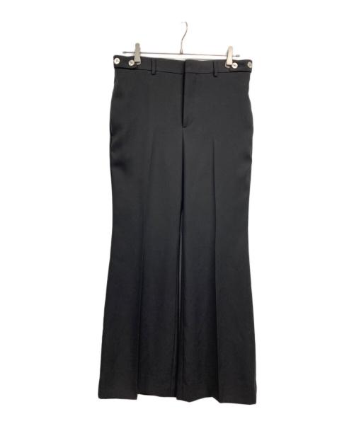 LOUIS VUITTON（ルイ ヴィトン）LOUIS VUITTON (ルイ ヴィトン) 24AW フレア ウール スラックスパンツ ブラック サイズ:48の古着・服飾アイテム