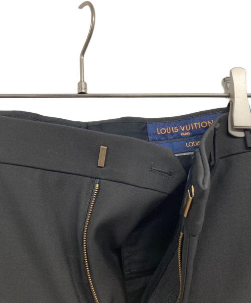 LOUIS VUITTON（ルイ ヴィトン）LOUIS VUITTON (ルイ ヴィトン) 24AW フレア ウール スラックスパンツ ブラック サイズ:48の古着・服飾アイテム