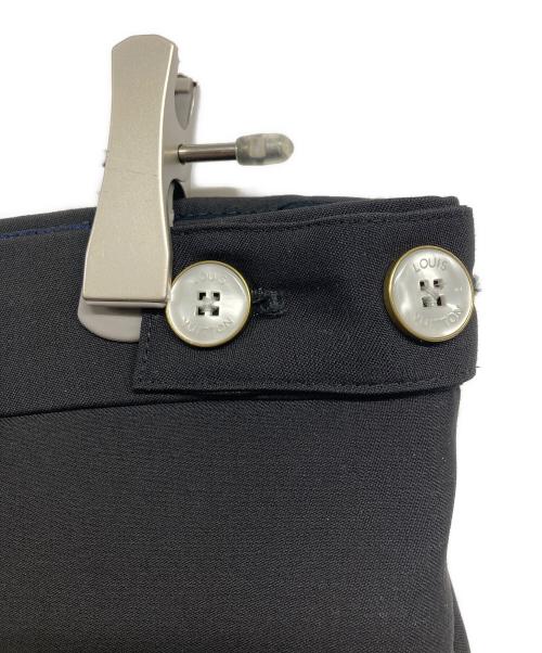 LOUIS VUITTON（ルイ ヴィトン）LOUIS VUITTON (ルイ ヴィトン) 24AW フレア ウール スラックスパンツ ブラック サイズ:48の古着・服飾アイテム