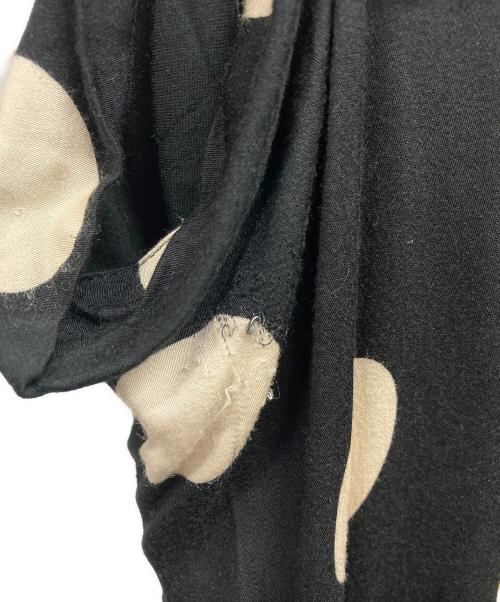 Y's（ワイズ）Y's (ワイズ) ドット柄ノースリーブワンピース ブラック サイズ:2の古着・服飾アイテム