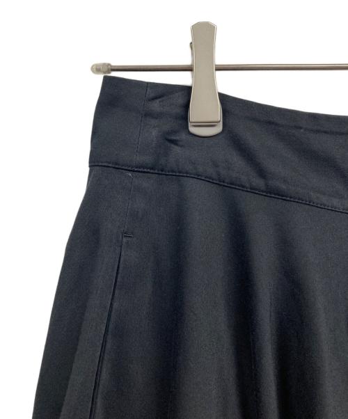 yohji yamamoto+noir（ヨウジヤマモトプリュスノアール）yohji yamamoto+Noir (ヨウジヤマモトプリュスノアール) ロングフレアスカート ブラック サイズ:2の古着・服飾アイテム