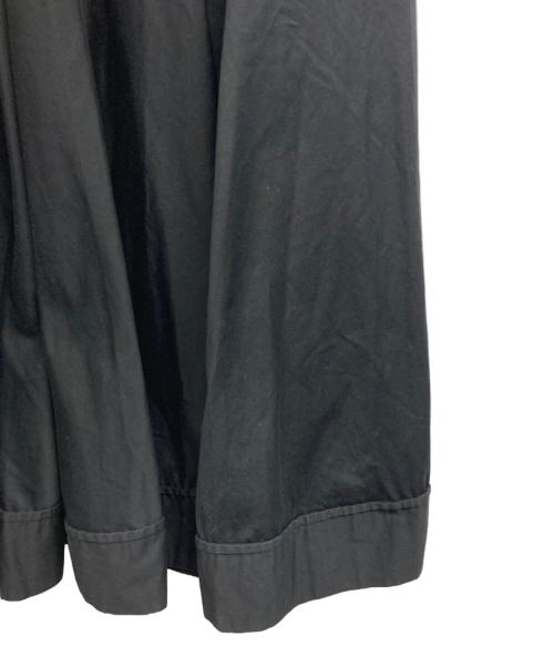 yohji yamamoto+noir（ヨウジヤマモトプリュスノアール）yohji yamamoto+Noir (ヨウジヤマモトプリュスノアール) ロングフレアスカート ブラック サイズ:2の古着・服飾アイテム