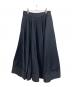 yohji yamamoto+Noir（ヨウジヤマモトプリュスノアール）の古着「ロングフレアスカート」｜ブラック