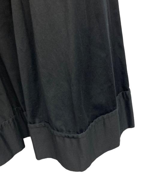 yohji yamamoto+noir（ヨウジヤマモトプリュスノアール）yohji yamamoto+noir (ヨウジヤマモトプリュスノアール) ロングフレアスカート ブラック サイズ:1の古着・服飾アイテム