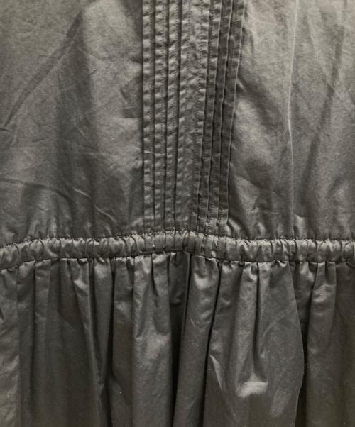 BURBERRY BLUE LABEL（バーバリー ブルー レーベル）BURBERRY BLUE LABEL (バーバリー ブルー レーベル) フリルコート ブラック サイズ:38の古着・服飾アイテム