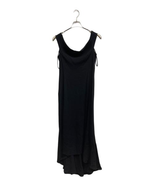 yohji yamamoto+noir（ヨウジヤマモトプリュスノアール）yohji yamamoto+Noir (ヨウジヤマモトプリュスノアール) ノースリーブワンピース ブラック サイズ:2の古着・服飾アイテム