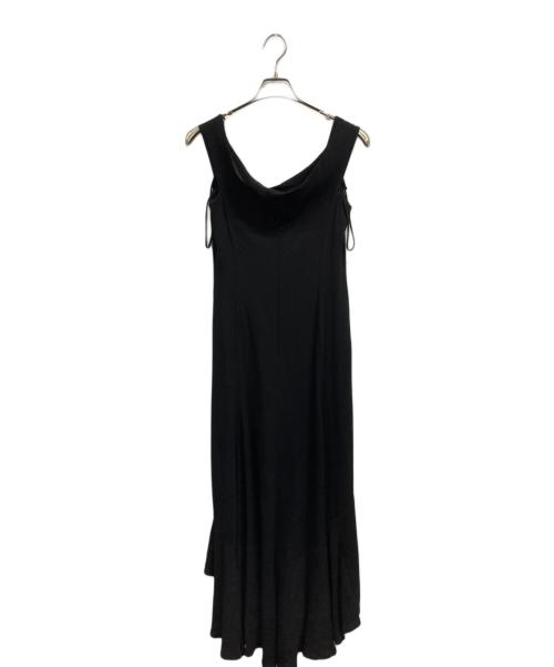 yohji yamamoto+noir（ヨウジヤマモトプリュスノアール）yohji yamamoto+Noir (ヨウジヤマモトプリュスノアール) ノースリーブワンピース ブラック サイズ:2の古着・服飾アイテム
