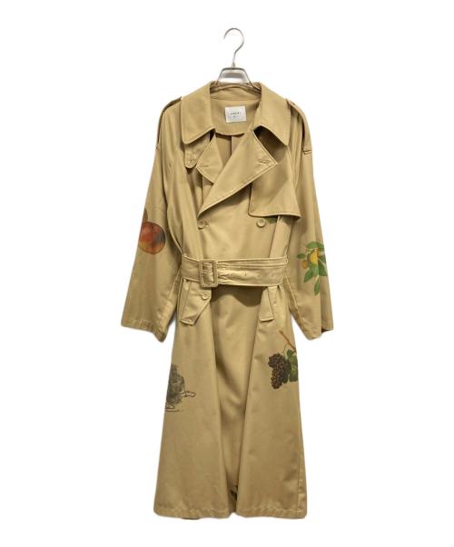 Ameri（アメリ）AMERI (アメリ) ELEANOR TRENCH COAT ベージュ サイズ:Ｓの古着・服飾アイテム
