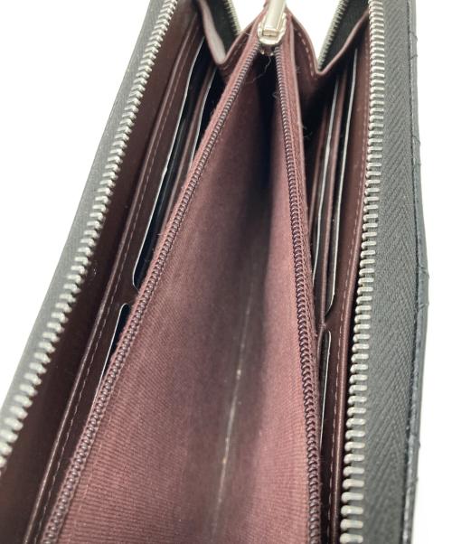 CHANEL（シャネル）CHANEL (シャネル) マトラッセクラシックロングジップウォレット ブラックの古着・服飾アイテム