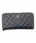 CHANEL（シャネル）の古着「マトラッセクラシックロングジップウォレット」｜ブラック