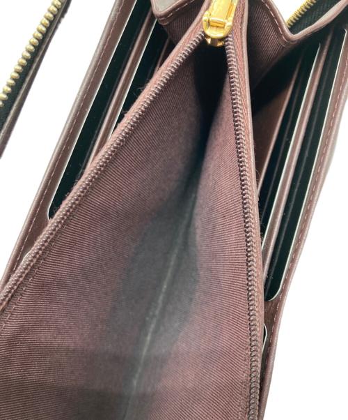 CHANEL（シャネル）CHANEL (シャネル) マトラッセ ラウンドファスナーウォレット ブラックの古着・服飾アイテム