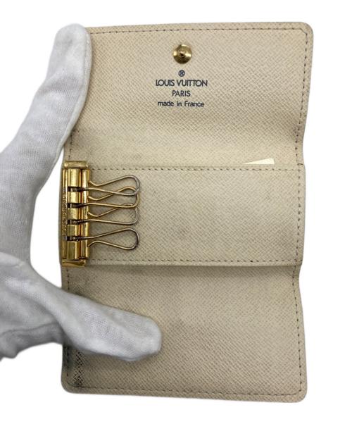 LOUIS VUITTON（ルイ ヴィトン）LOUIS VUITTON (ルイ ヴィトン) 4連キーケース アイボリーの古着・服飾アイテム