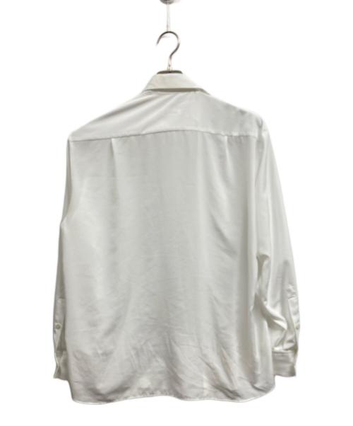 LAD MUSICIAN（ラッドミュージシャン）LAD MUSICIAN (ラッドミュージシャン) DIAGONAL BIG SHIRT ホワイト サイズ:42の古着・服飾アイテム