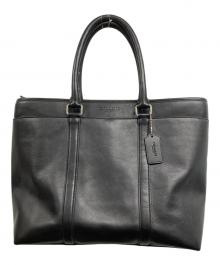 COACH（コーチ）の古着「レザートートバッグ」｜ブラック