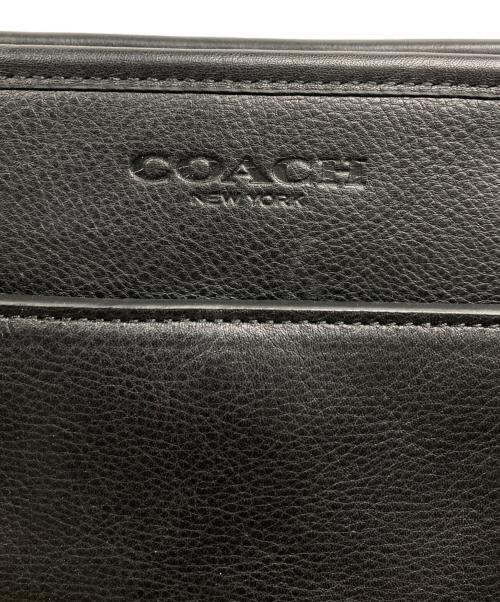 COACH（コーチ）COACH (コーチ) レザートートバッグ ブラックの古着・服飾アイテム