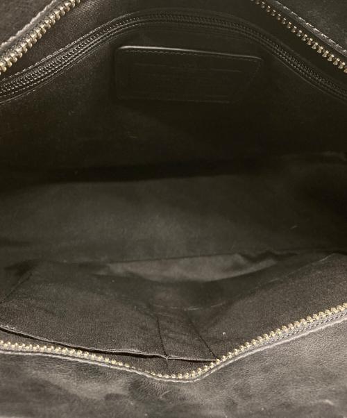 COACH（コーチ）COACH (コーチ) レザートートバッグ ブラックの古着・服飾アイテム
