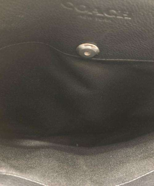 COACH（コーチ）COACH (コーチ) レザートートバッグ ブラックの古着・服飾アイテム