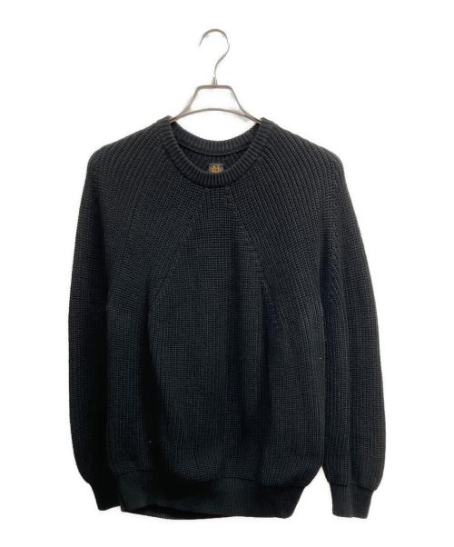 BATONER（バトナ―）BATONER (バトナ―) SIGNATURE CREWNECK KNIT ブラック サイズ:1の古着・服飾アイテム