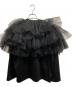 COMME des GARCONS (コムデギャルソン) チュールフリル襟カットソー ブラック サイズ:XS：10000円
