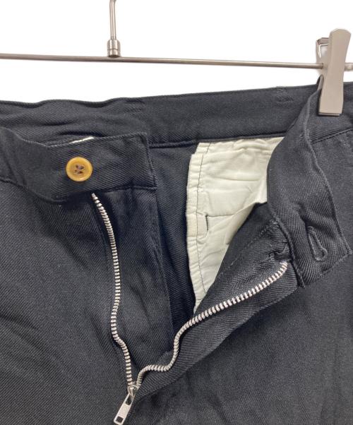 COMME des GARCONS HOMME PLUS（コムデギャルソンオムプリュス）COMME des GARCONS HOMME PLUS (コムデギャルソンオムプリュス) パッチワーク縮絨パンツ ブラック サイズ:Mの古着・服飾アイテム