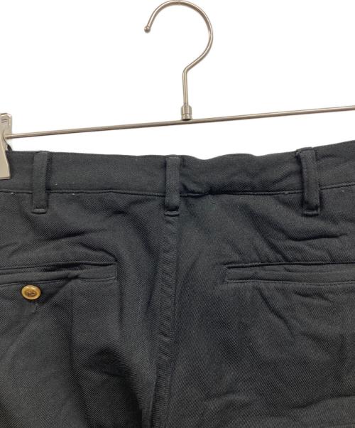 COMME des GARCONS HOMME PLUS（コムデギャルソンオムプリュス）COMME des GARCONS HOMME PLUS (コムデギャルソンオムプリュス) パッチワーク縮絨パンツ ブラック サイズ:Mの古着・服飾アイテム