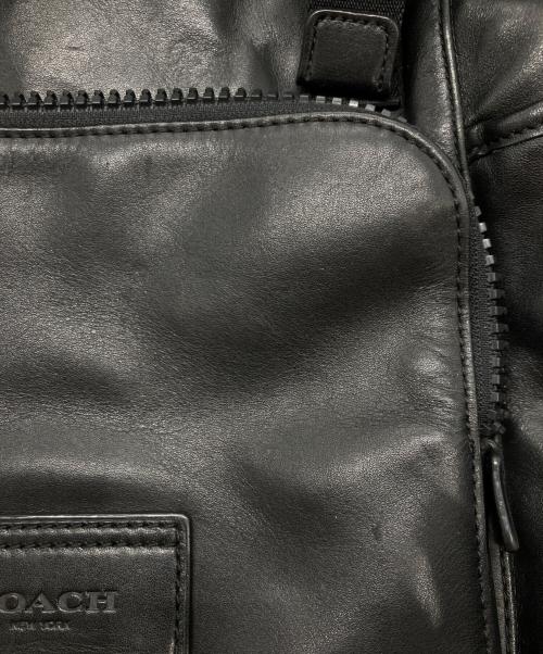 COACH（コーチ）COACH (コーチ) レザーバックパック ブラックの古着・服飾アイテム