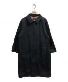 PENDLETON×FREAK'S STORE（ペンドルトン×フリークスストア）の古着「ステンカラーコート/PENDLETON/FREAK'S STORE」｜ネイビー