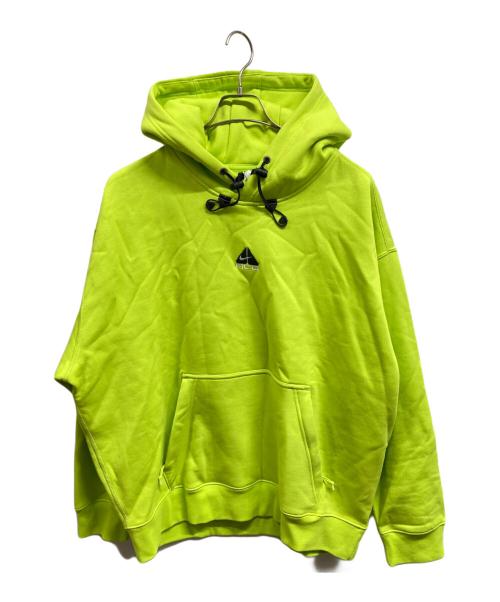 NIKE ACG（ナイキエーシージー）NIKE ACG (ナイキエーシージー) NRG フリース プルオーバー L/S フーディ/NIKE ACGパーカー イエロー サイズ:XXLの古着・服飾アイテム