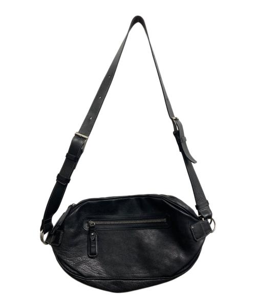 土屋鞄（ツチヤカバン）土屋鞄 (ツチヤカバン) アルマス バッファローボディバッグ ブラックの古着・服飾アイテム