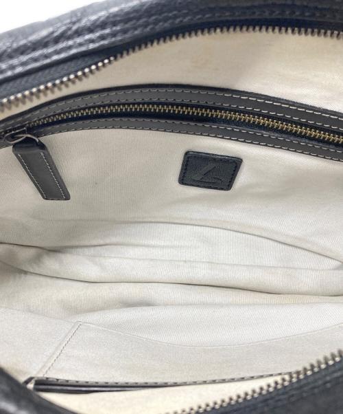 土屋鞄（ツチヤカバン）土屋鞄 (ツチヤカバン) アルマス バッファローボディバッグ ブラックの古着・服飾アイテム