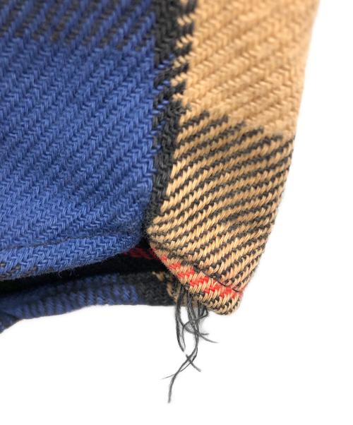 Mr .Leggs（ミスターレッグス）Mr .Leggs (ミスターレッグス) 80～90ｓネルシャツ ベージュ×ブルー サイズ:Mの古着・服飾アイテム