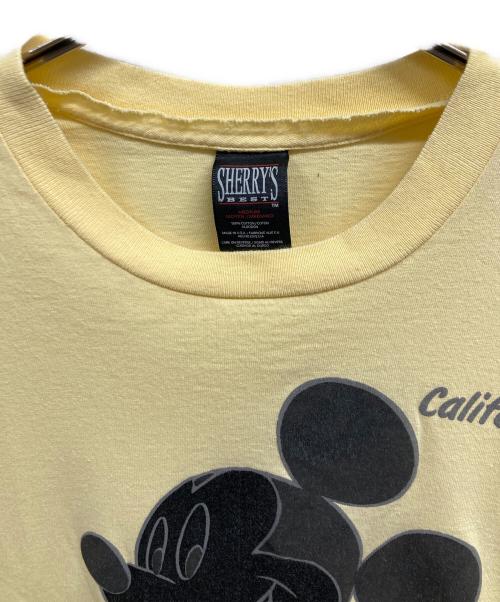 SHERRYS（シェリーズ）SHERRYS (シェリーズ) 90ｓプリントTシャツ/SHERRYSTシャツ イエロー サイズ:Mの古着・服飾アイテム