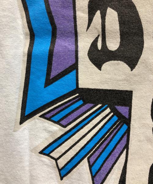 DOG TOWN（ドッグ タウン）DOG TOWN (ドッグ タウン) 90ｓバッグプリントTシャツ ブルー サイズ:Sの古着・服飾アイテム