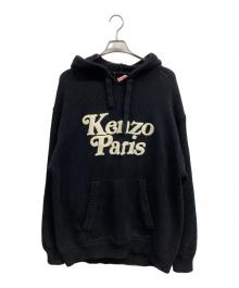 KENZO×VERDY（ケンゾー×ヴェルディ）の古着「ニットパーカー」｜ブラック