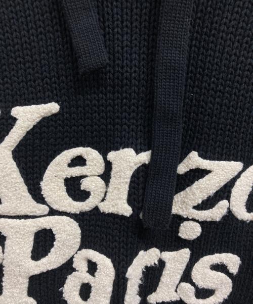 KENZO（ケンゾー）KENZO (ケンゾー) VERDY (ヴェルディ) ニットパーカー ブラック サイズ:XLの古着・服飾アイテム