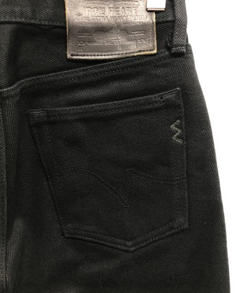 IRON HEART（アイアンハート）IRON HEART (アイアンハート) デニムパンツ ブラック サイズ:78.5cm (W31)の古着・服飾アイテム