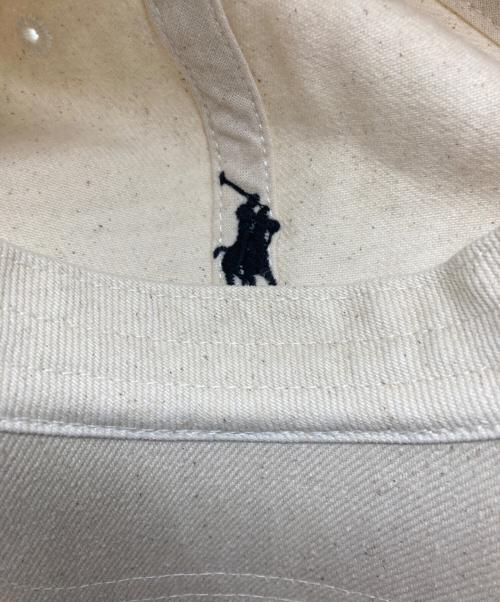 POLO RALPH LAUREN（ポロ・ラルフローレン）POLO RALPH LAUREN (ポロ・ラルフローレン) Ron Herman (ロンハーマン) LIMITED EDITIONキャップ アイボリーの古着・服飾アイテム