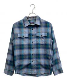 Patagonia（パタゴニア）の古着「チェックシャツ」｜ブルー