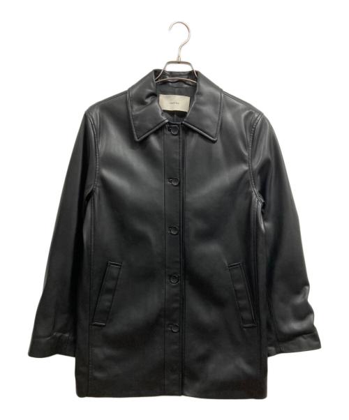 TODAYFUL（トゥデイフル）TODAYFUL (トゥデイフル) Ecoleather Soutiencollar Jacket ブラック サイズ:38の古着・服飾アイテム
