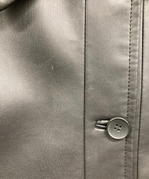 TODAYFUL（トゥデイフル）TODAYFUL (トゥデイフル) Ecoleather Soutiencollar Jacket ブラック サイズ:38の古着・服飾アイテム