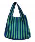 marimekko (マリメッコ) Knitted Bag Merirosvo ブルー×グリーン：15000円