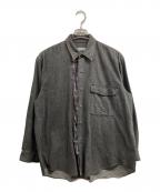 COMME des GARCONS HOMMEコムデギャルソン オム）の古着「デニムシャツ」｜グレー