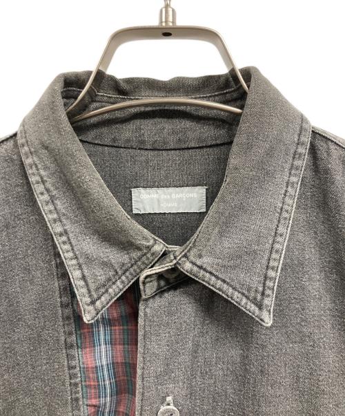 COMME des GARCONS HOMME（コムデギャルソン オム）COMME des GARCONS HOMME (コムデギャルソン オム) デニムシャツ グレー サイズ:不明の古着・服飾アイテム