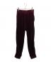 MYNE（マイン）の古着「VELOUR TRACK PANTS/MYNEパンツ」｜レッド