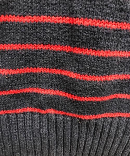 RALPH LAUREN（ラルフローレン）RALPH LAUREN (ラルフローレン) ボーダーニット ネイビー×レッド サイズ:Lの古着・服飾アイテム