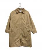 LACOSTEラコステ）の古着「ダブルカラーロングスプリングコート」｜ベージュ